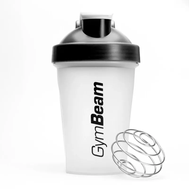 Šejkr Blend Bottle průhledně-černý 400 ml - GymBeam Cenově Výhodný