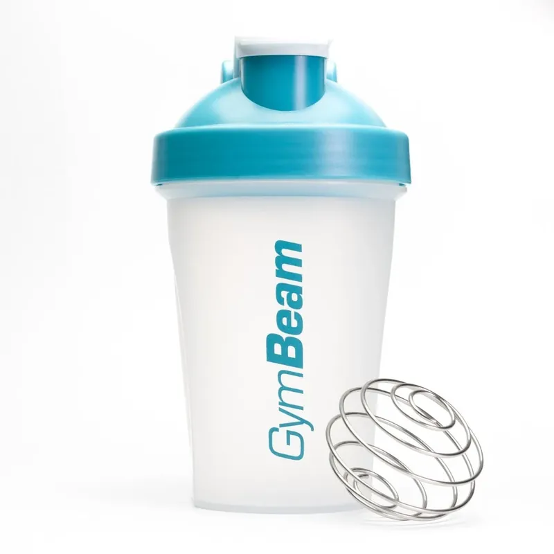 Vysoce Kvalitní Šejkr Blend Bottle průhledně modrý 400 ml - GymBeam