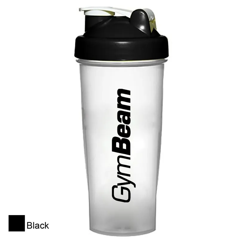 Šejkr Blend Bottle průhledně-černý 700 ml - GymBeam Zlevněný
