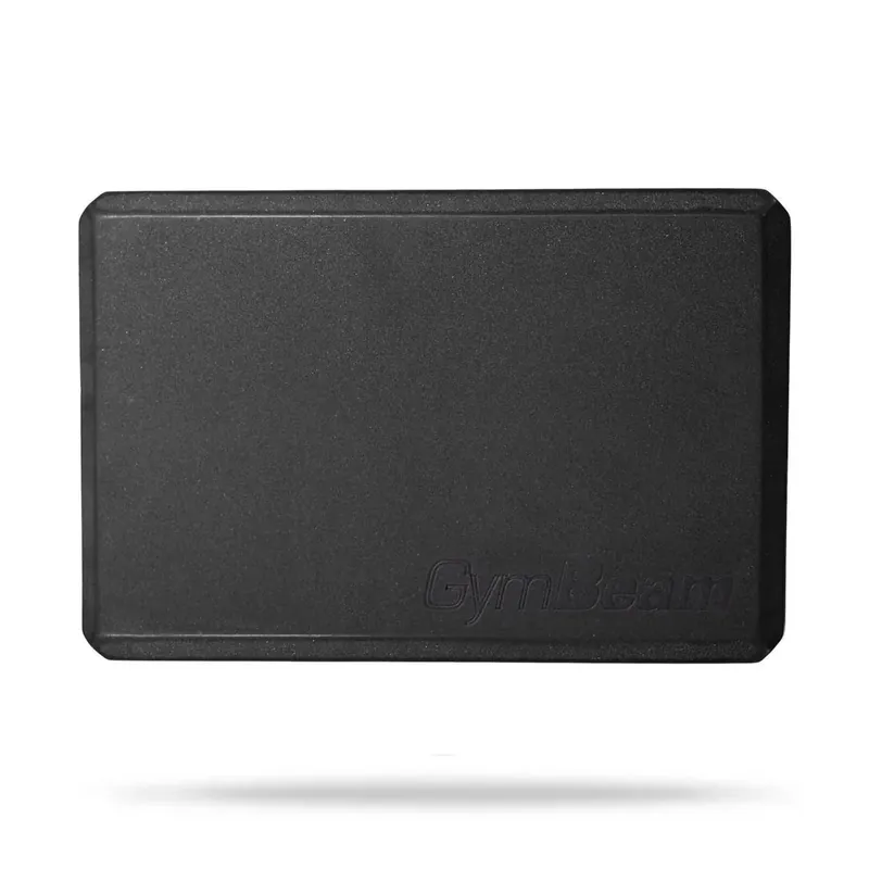 Pěnová kostka na jógu Black - GymBeam Dokud Zásoby Vydrží