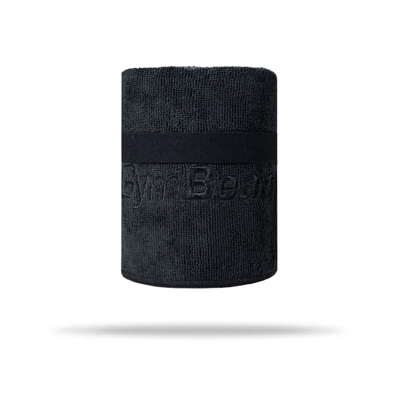 Vrácení Zdarma Sportovní ručník z mikrovlákna Large Black - GymBeam