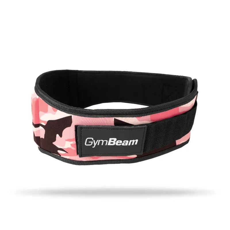 Dámský fitness opasek Pink Camo - GymBeam Aktuální