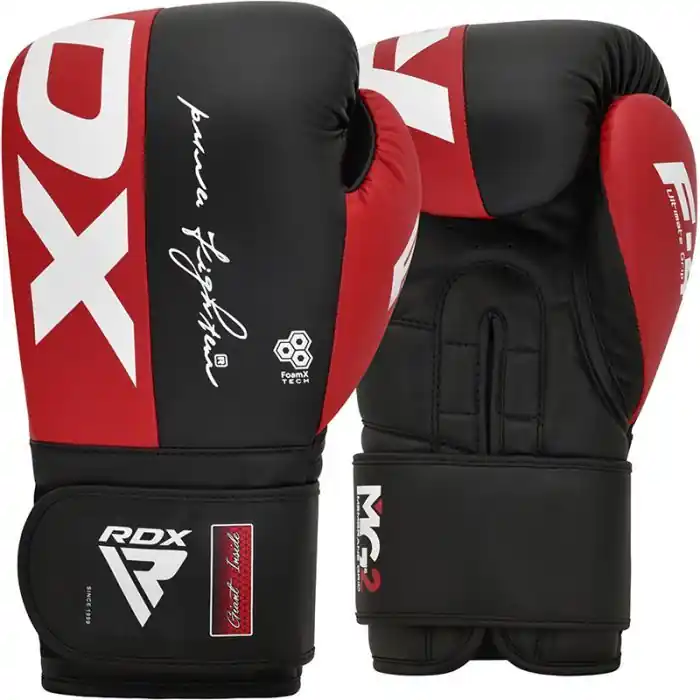 Hit Sezóny Boxerské rukavice F4 HOOK & LOOP Red - RDX