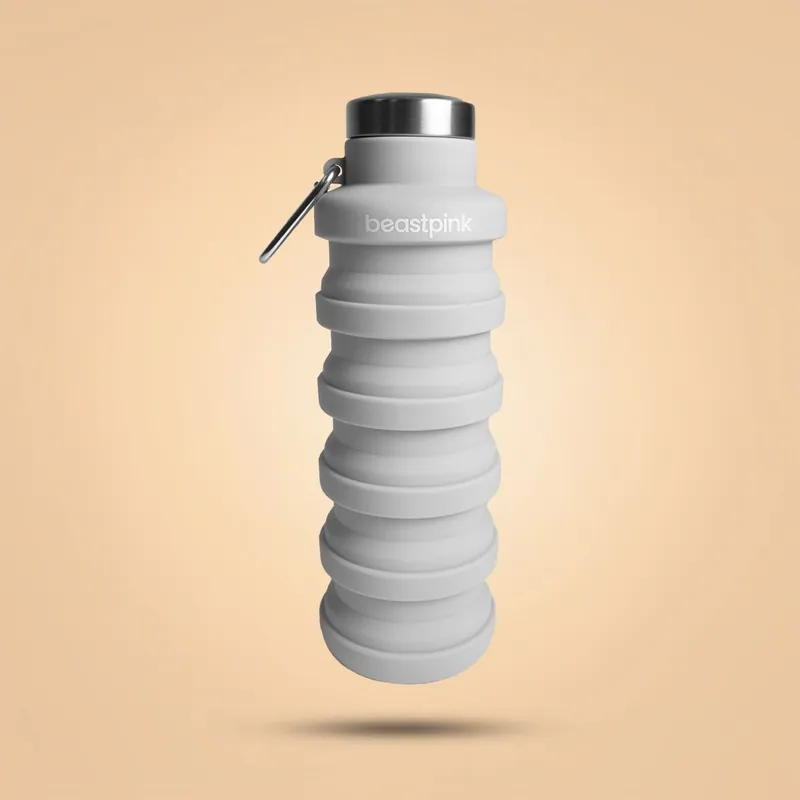 Nejprodávanější Skládací láhev Grey 500 ml - BeastPink