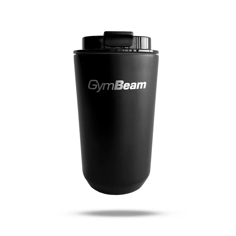 Termohrnek Adventure Black 380 ml – GymBeam Horká Nabídka