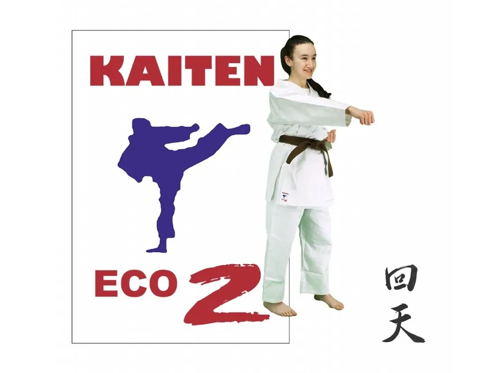 KIMONO KARATE KAITEN - ECO 2 VČETNĚ PÁSKU Pouze Dnes