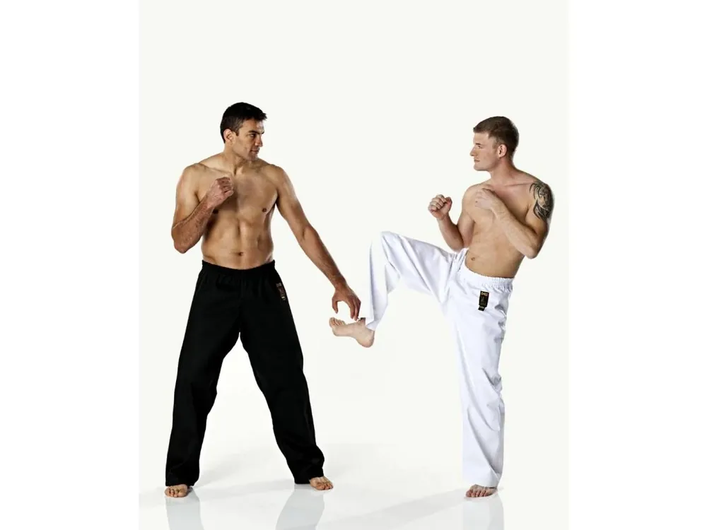 Kalhoty DAX KICK pro bojové sporty - bílé Koupit Online