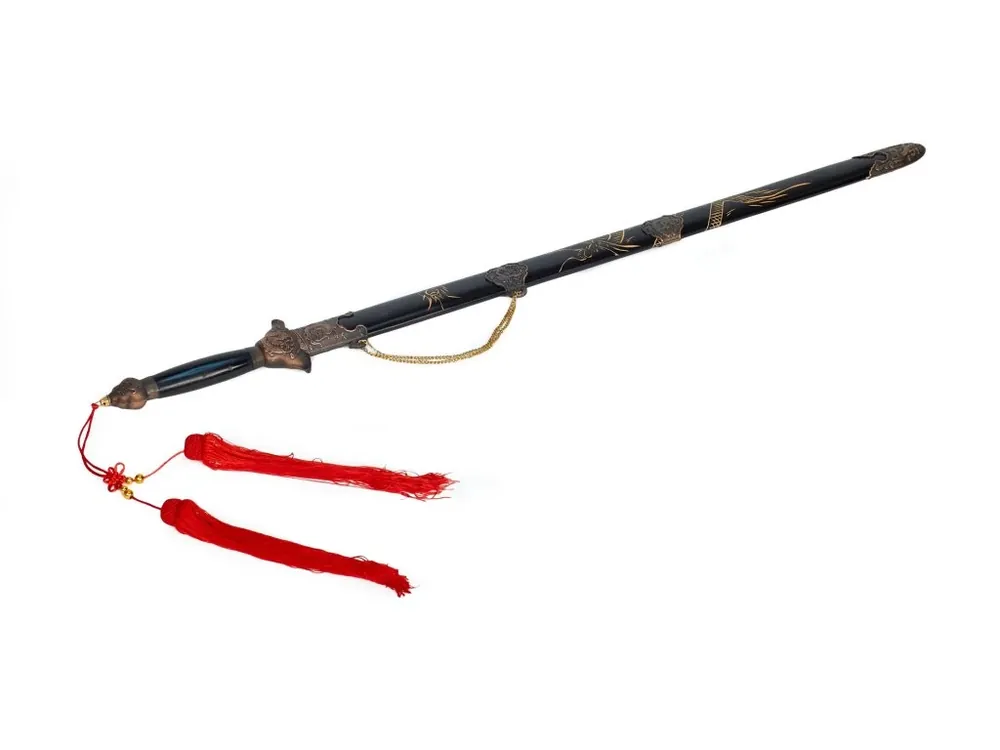 Cenově Výhodný TAI CHI kovový meč 100cm