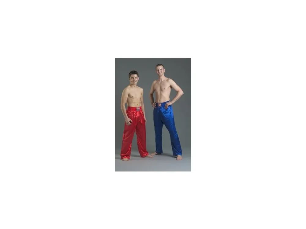 Oblíbený KICKBOX KALHOTY model UNI - modré