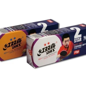 Míčky DHS** stolní tenis 40mm CELL FREE balení 10 ks žluté Časově Omezené