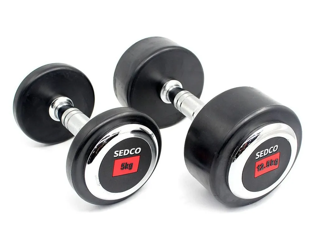 Jednoruční činka pevná - STUDIO DELUXE 2,5 kg - 25 kg Akční Cena