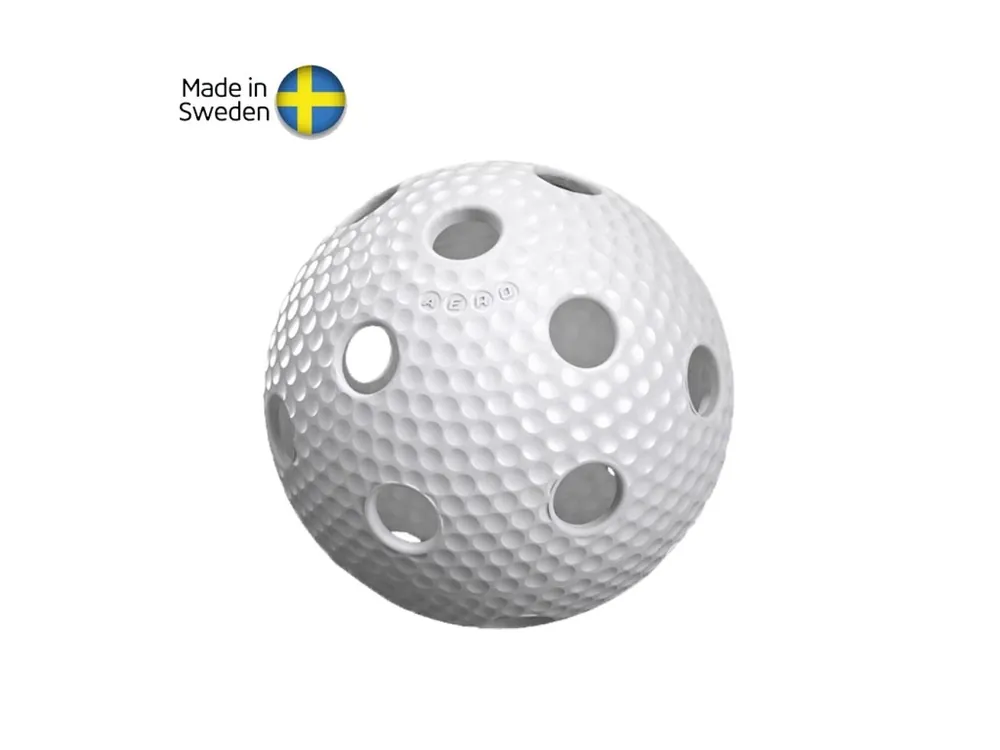Autentický SALMING Aero Plus Ball, white with dumples