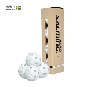 Tovární Cena SALMING Aero Ball 4-pack, white