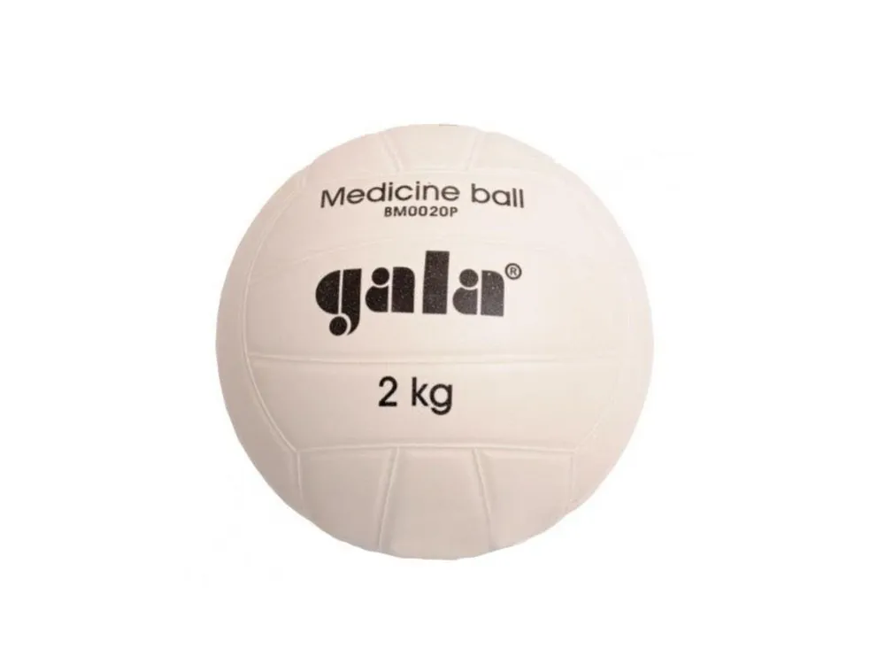 Jen Po Omezenou Doba Míč medicinbal plastový 2 kg GALA barva bílá