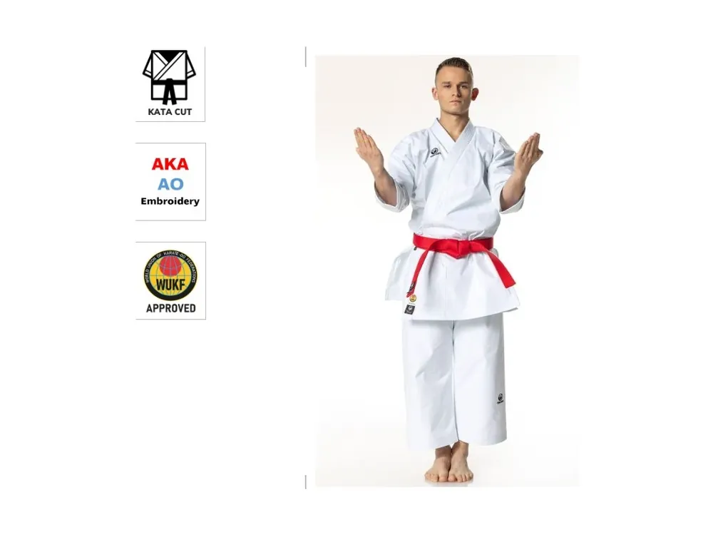 Autentický WUKF TOKAIDO KARATE KIMONO KATA MASTER ATHLETIC WUKF APPROVED