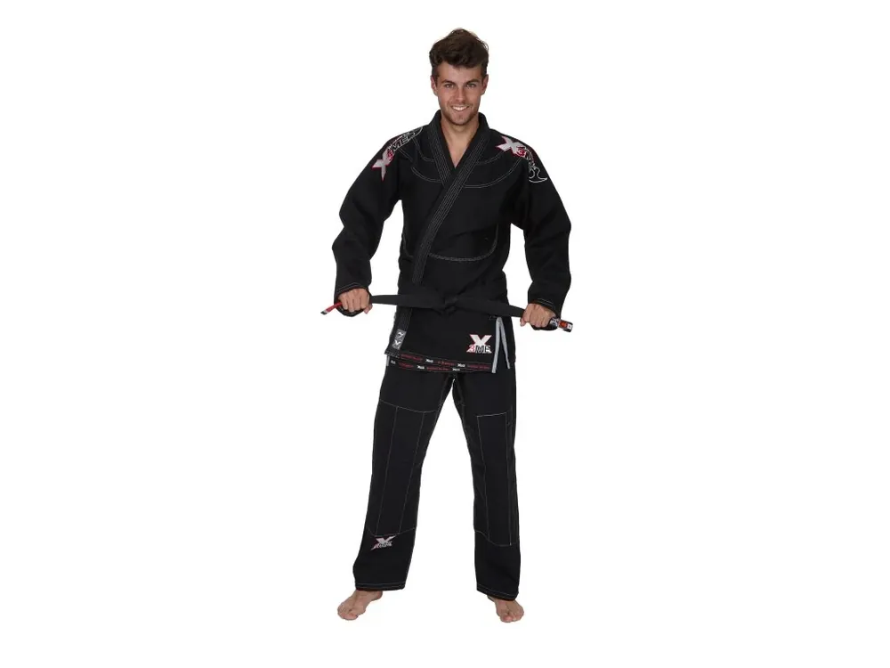 Vrácení Zdarma BJJ-kimono EXTREME BLACK 2.0, černé