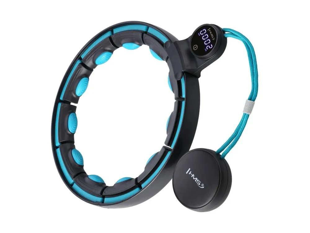 Kup Teď Masážní hula hoop HMS HHM17 se závažím, magnety a počítadlem černá/mátová