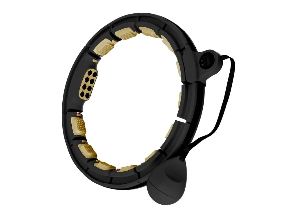 Hit Sezóny Masážní hula hoop HMS HHM13 se závažím, magnety a počítadlem černá