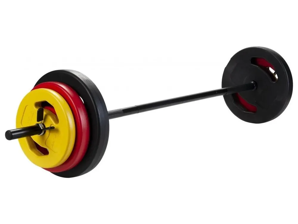 Obouruční nakládací činka P2I - SET 20 kg - 130 cm Expresní Doručení