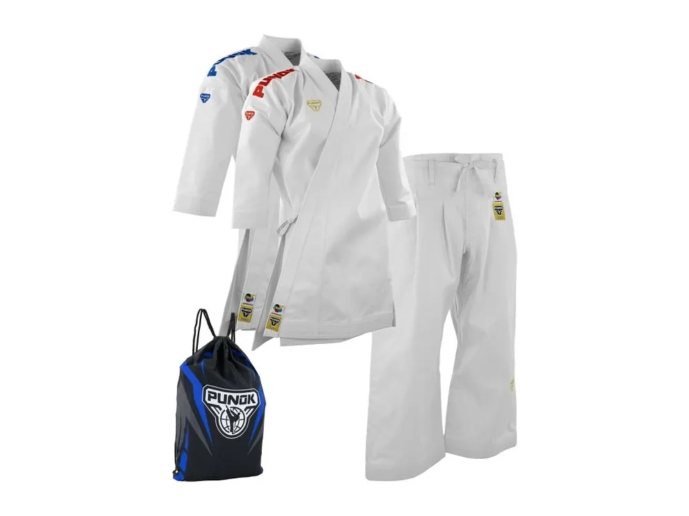 Omezená Nabídka PUNOK VERTEX SET KARATE1 kata kimono, 2 kabáty, 1 kalhoty