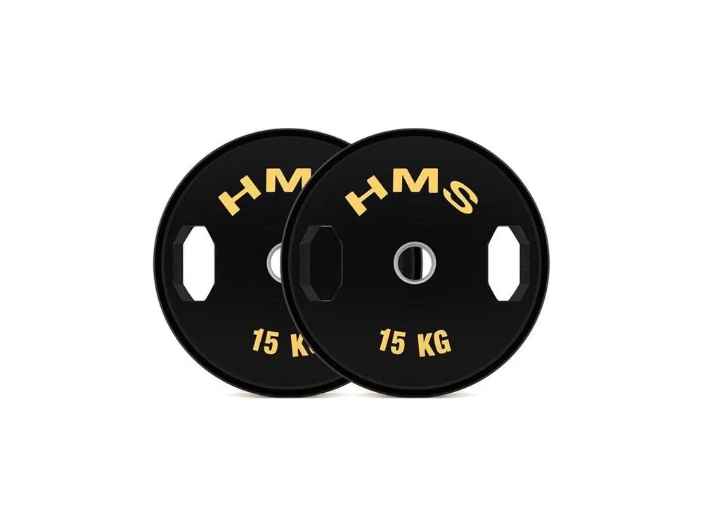 Kup Teď Sada pogumovaných olympijských kotoučů HMS TOG15 2 x 15 kg