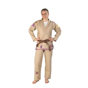 Výprodej BJJ kimono EXTREME 2.0 C24 sand/purple Lady