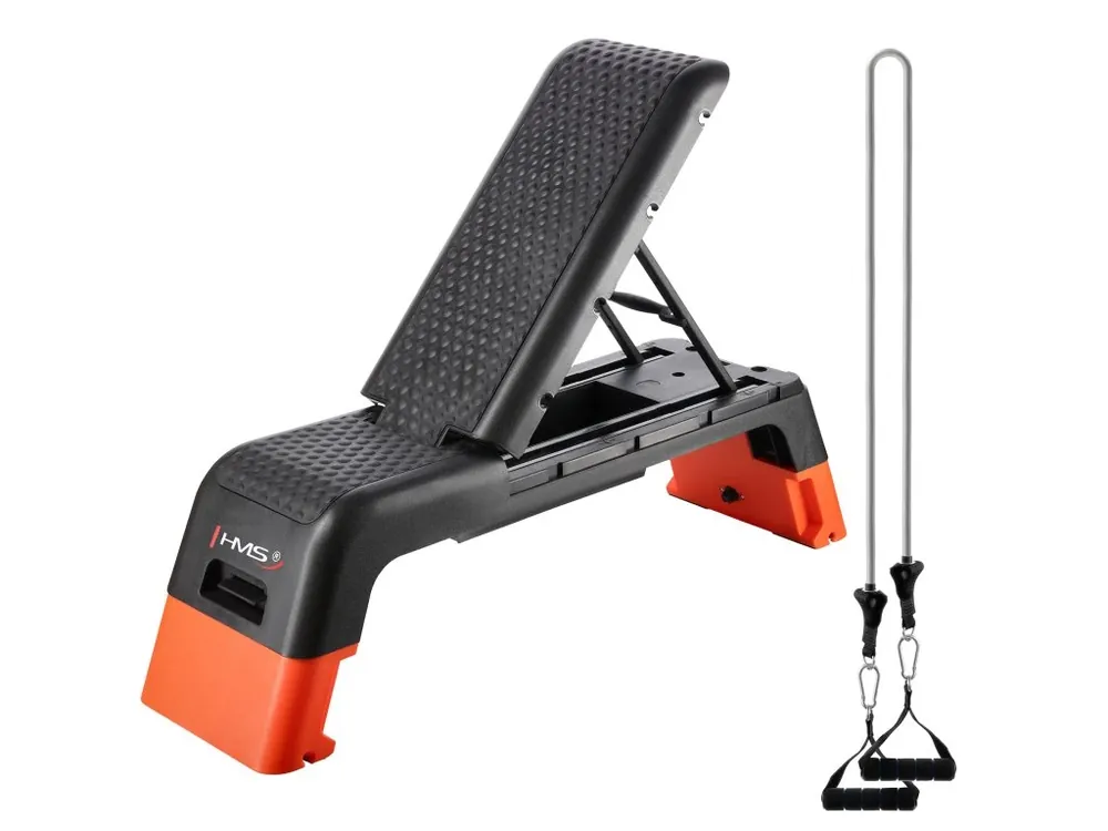 Step na aerobik HMS AS009 Pro s funkcí lavice Top Prodej