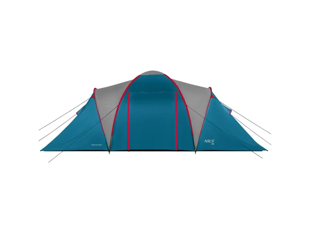 Rodinný stan NILS Camp NC6031 Highland modrý/světle šedý Top Prodej
