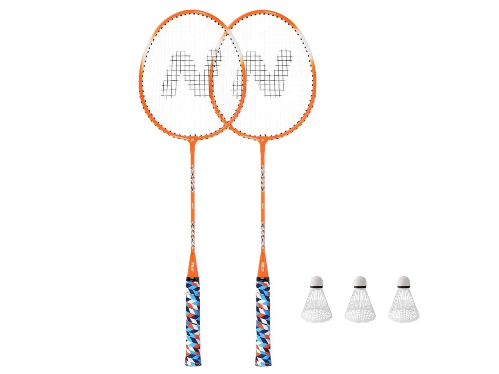 Tovární Cena Sada 2 badmintonových raket NILS NRZ2051