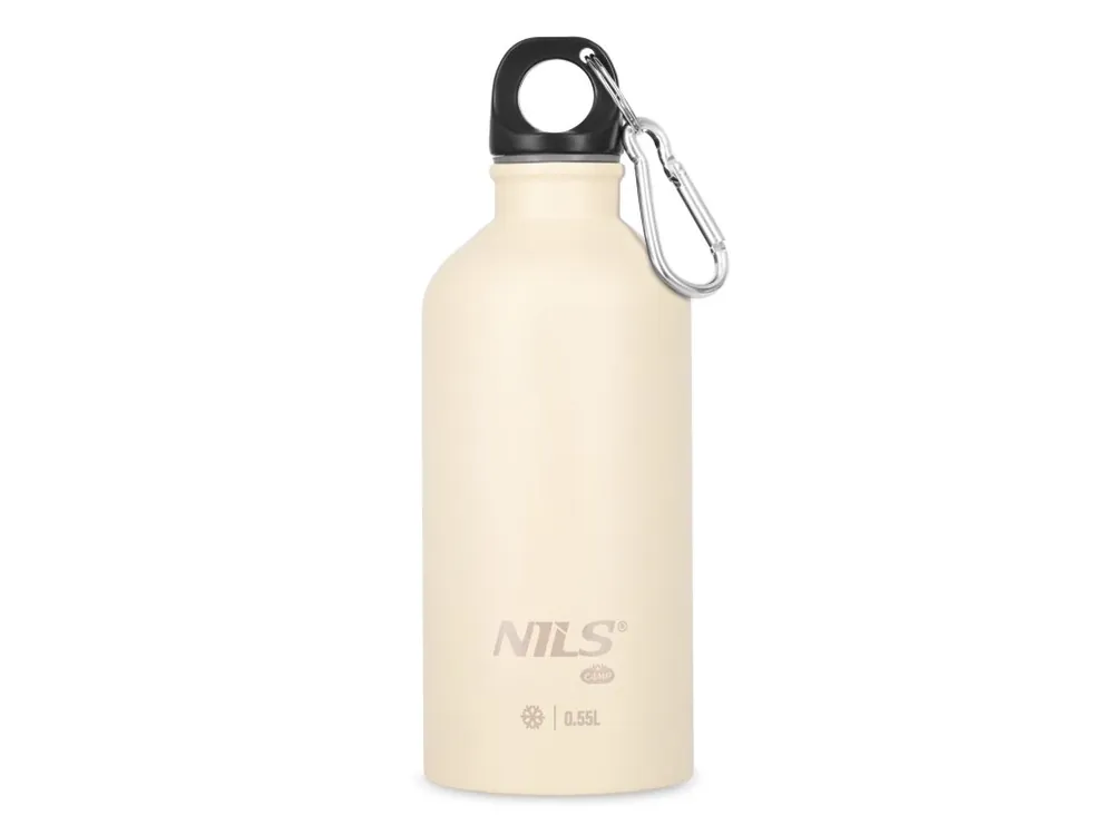 Aktuální Nerezová turistická láhev NILS Camp NC3801 béžová 500 ml