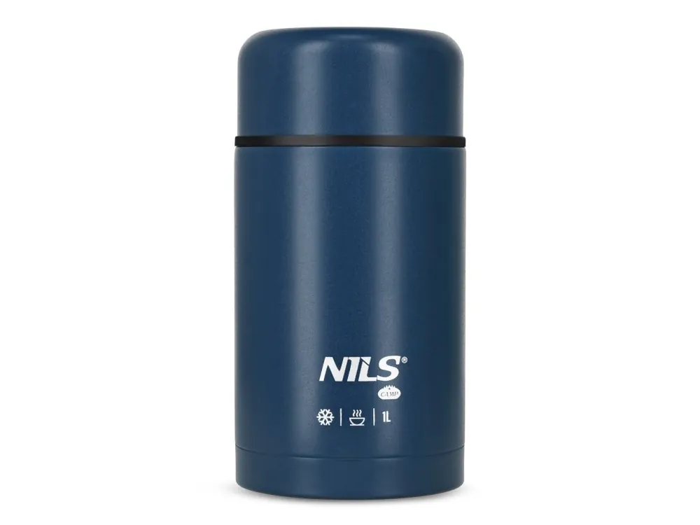 Termoska na jídlo NILS Camp NC3802 modrá 1000 ml Výprodej