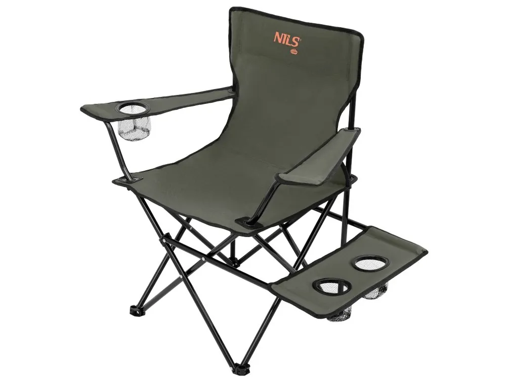 Autentický Skládací kempingová židle NILS Camp NC3301 khaki