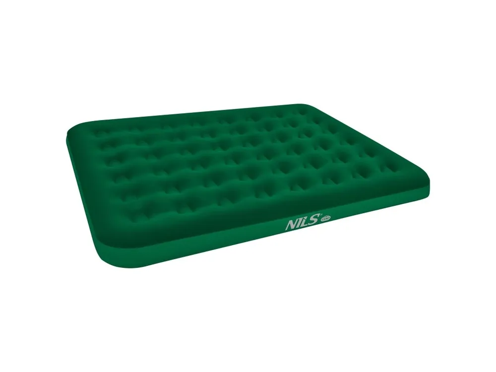 Nafukovací matrace NILS Camp NC2803 zelená 203x152x22 cm Levný