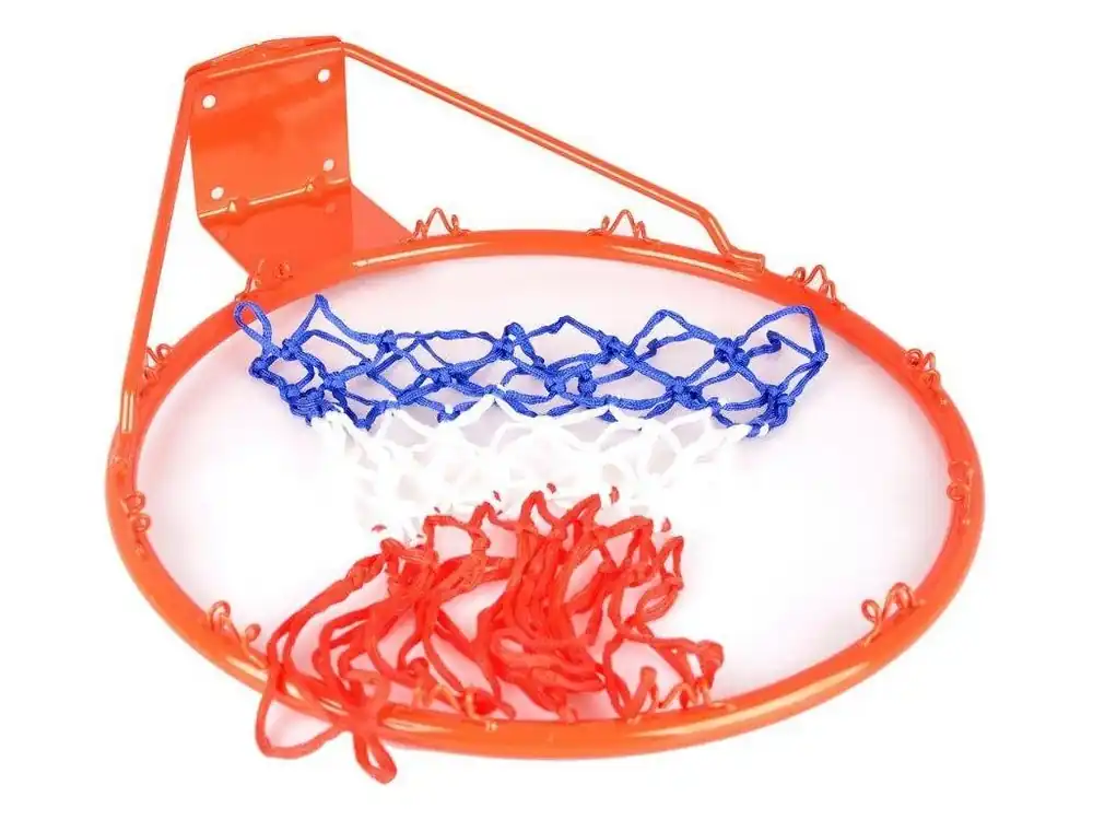 Tovární Cena Koš na basket + síťka 1107 červený průměr koše 45 cm