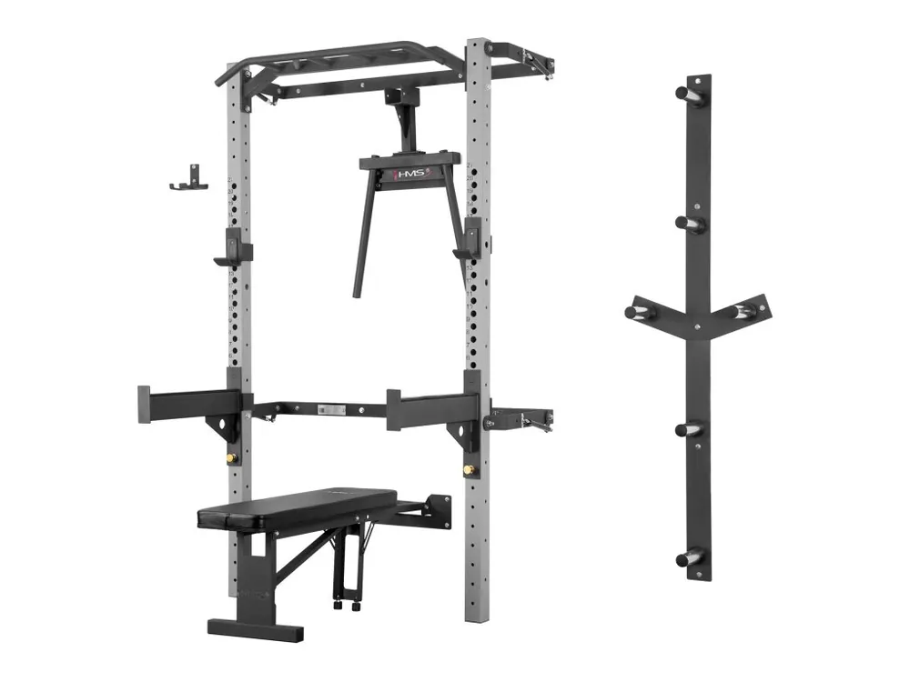 Přímo Od Výrobce Multifunkční posilovací stojan - Power Rack HMS KLT22 šedý