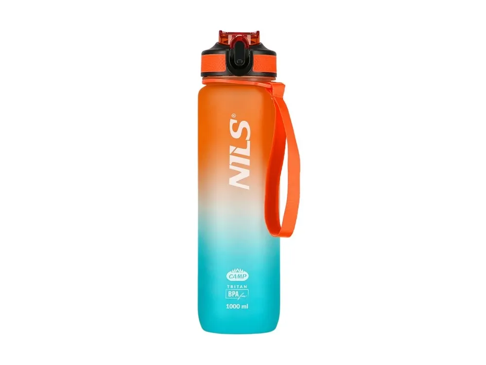 Tritanová láhev na pití NILS Camp NCD68 1000 ml oranžovo-modrá Kup Teď