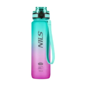 Tritanová láhev na pití NILS Camp NCD04 950 ml zeleno-růžová Nízká Cena