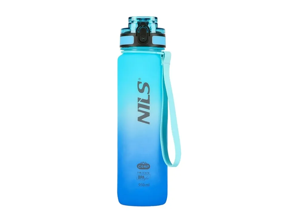 Dokud Zásoby Vydrží Tritanová láhev na pití NILS Camp NCD04 950 ml modrá