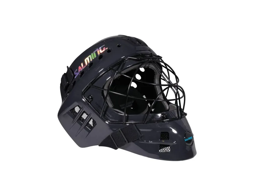 SALMING Phoenix Elite Helmet Black Shiny Novinka
