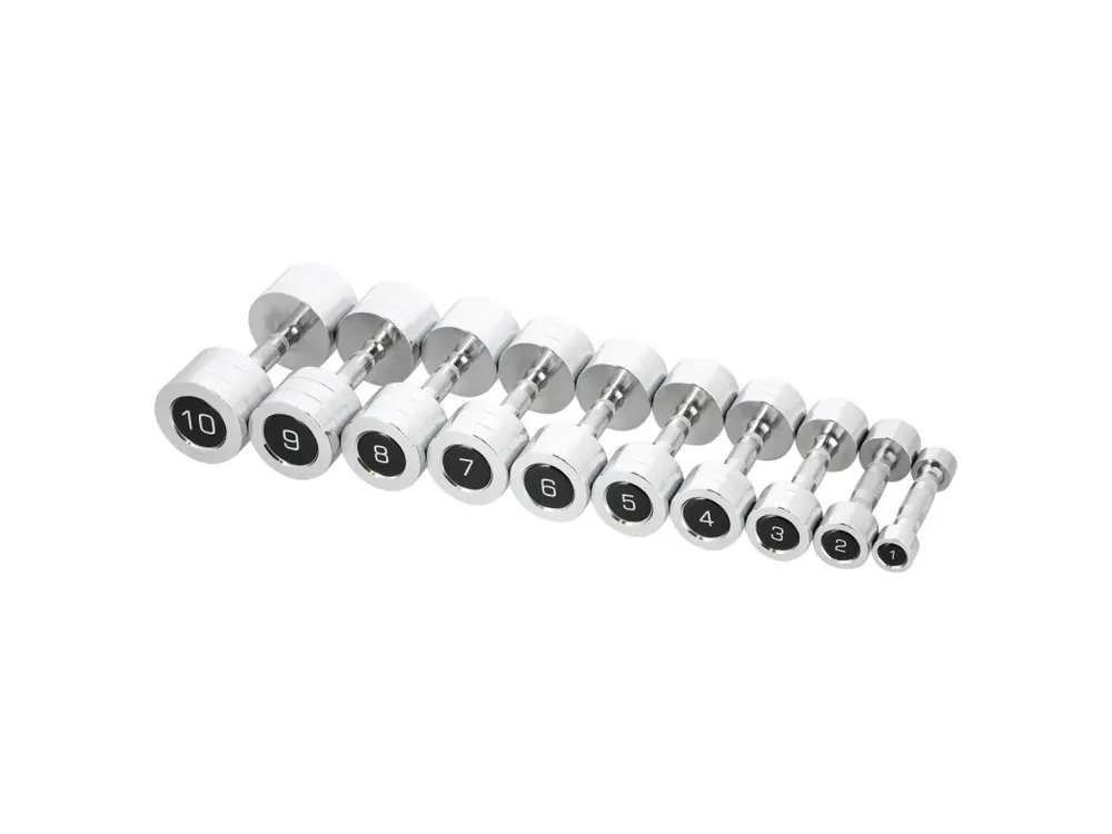 Levný Chromované činky SET HMS CHD06 2 x 6 kg