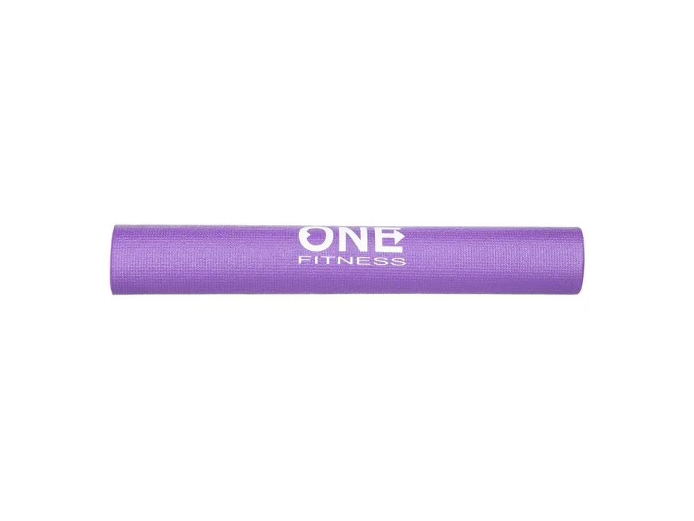 Podložka pro jógu ONE Fitness YM01 fialová Zlevněný