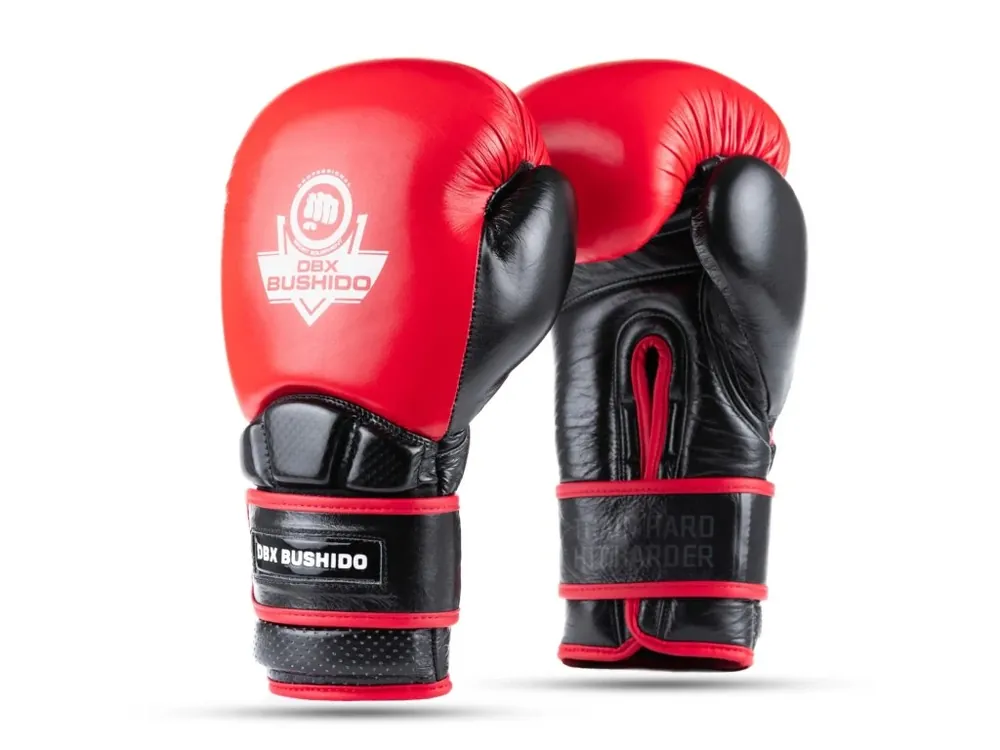 Ověřený Boxerské rukavice DBX BUSHIDO Warrior RED