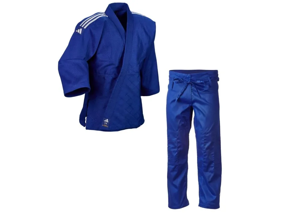 Poslední Šance ADIDAS KIMONO NA JUDO CLUB MODRÉ (J350), BLUE/SILVER