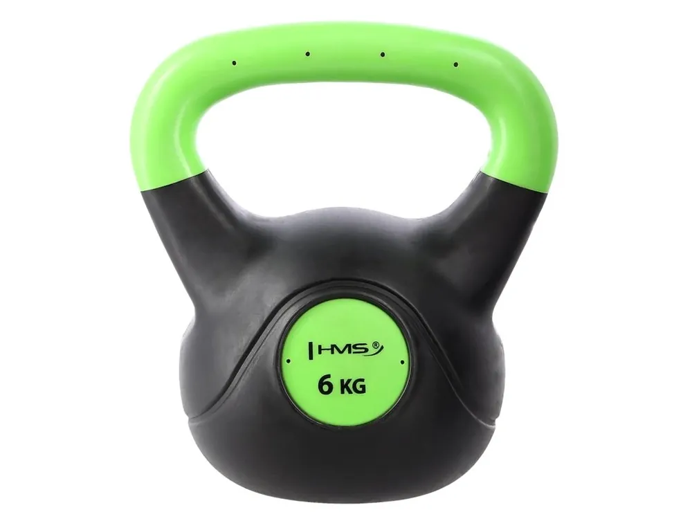 Výhodná Nabídka Kompozitový kettlebell HMS KPC06 Vin-Bell 6 kg zelený