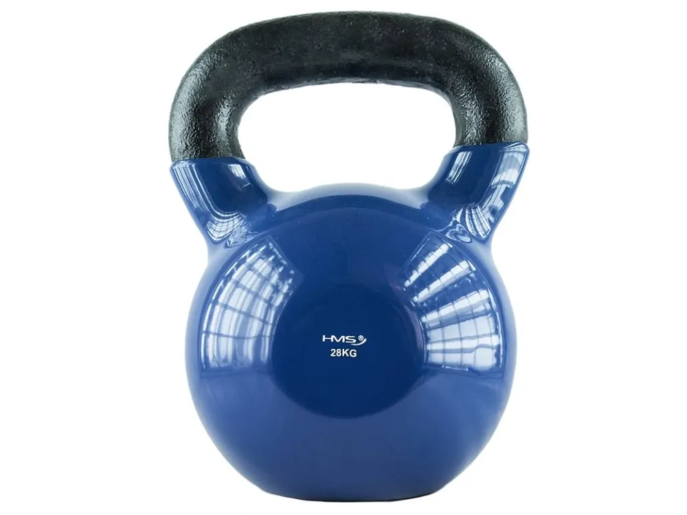 Kettlebel HMS KN 28 kg pokrytý vinylem Jen Po Omezenou Doba
