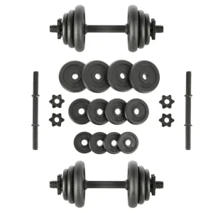 Časově Omezené Litinový činkový set v kufru ONE Fitness STO20