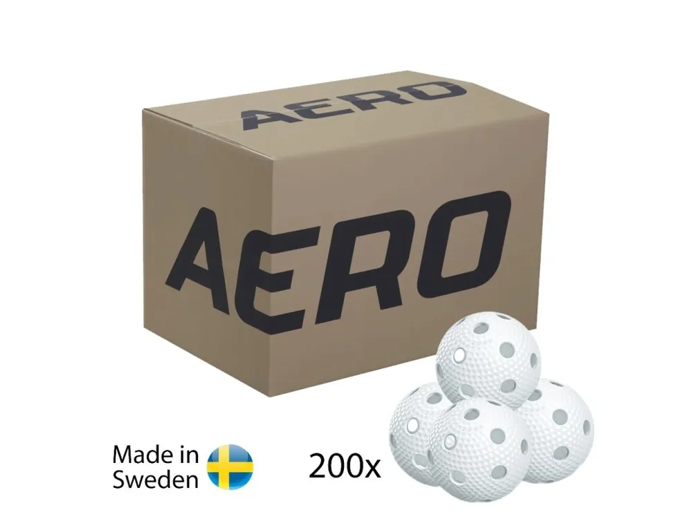 SALMING Aero Floorball White 200-pack Vysoce Kvalitní