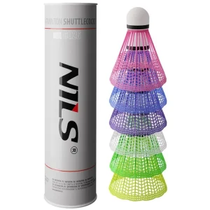 Badmintonové míčky NILS NBL6026 multicolor 6 ks Speciální Cena