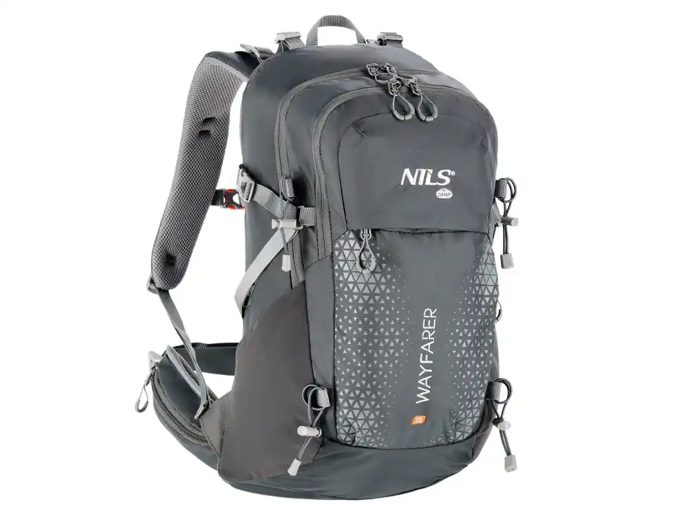 Turistický batoh NILS Camp NC1925 Wayfarer 35L šedý Ihned K Objednání