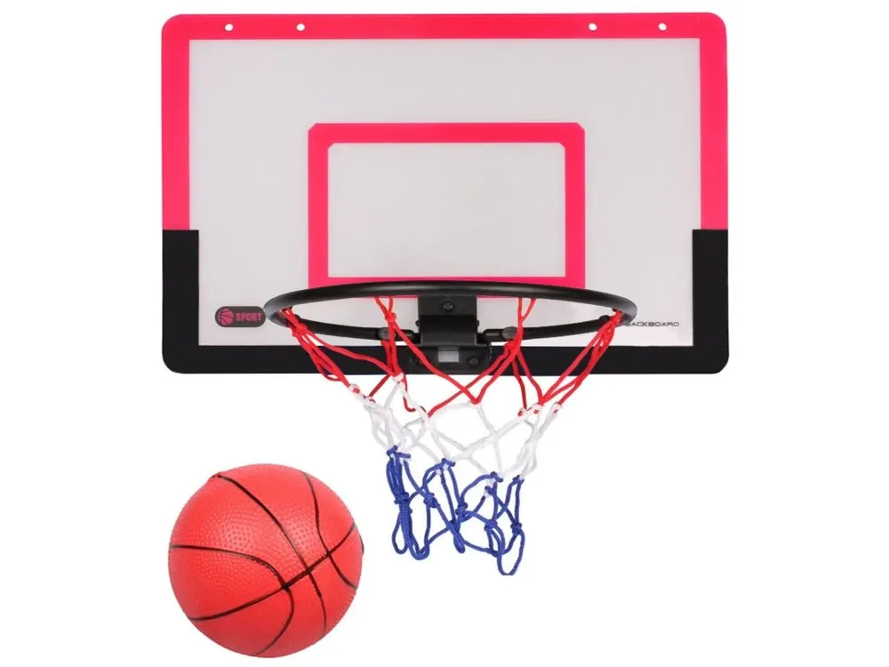 Autentický Teamer basketbalový koš s deskou červená
